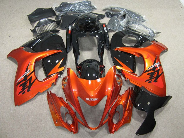 08-19 Orange Schwarz Suzuki GSXR 1300 Hayabusa Motorrad Verkleidungen 08-19 Orange Schwarz Suzuki GSXR 1300 Hayabusa Motorrad Verkleidungen