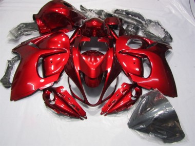 08-19 Rot Suzuki GSXR 1300 Hayabusa Motorrad Verkleidungen