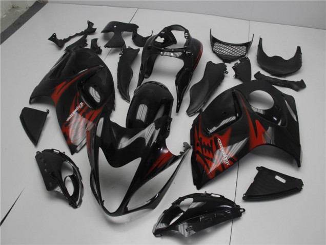 08-19 Schwarz Rot Suzuki GSXR 1300 Hayabusa Motorrad Verkleidung Komplett Sets 08-19 Schwarz Rot Suzuki GSXR 1300 Hayabusa Motorrad Verkleidung Komplett Sets