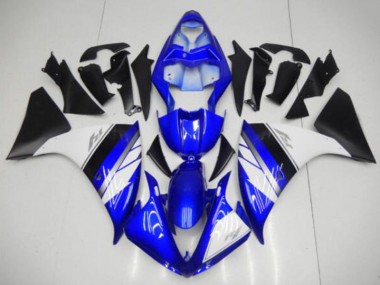 09-11 Blau Weiß Schwarz Yamaha YZF R1 Motorrad Verkleidung