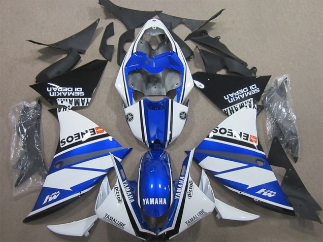 09-11 Blau Weiß Yamaha YZF R1 Motorrad Verkleidung 09-11 Blau Weiß Yamaha YZF R1 Motorrad Verkleidung