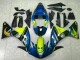 09-11 Blau Yamaha YZF R1 Motorrad Verkleidung