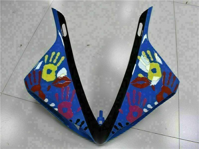 09-11 Blau Yamaha YZF R1 Motorrad Verkleidungen