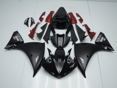 09-11 Matt Schwarz Yamaha YZF R1 Motorrad Verkleidung