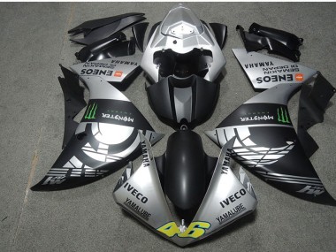 09-11 Rot Flamme Yamaha YZF R1 Motorrad Verkleidung