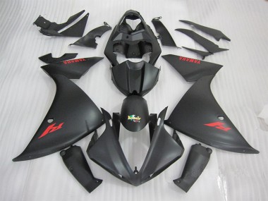 09-11 Schwarz Rot Yamaha YZF R1 Motorrad Verkleidung