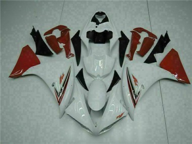 09-11 Weiß Rot Yamaha YZF R1 Motorrad Verkleidung