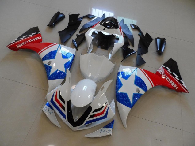 09-11 Weiß Schwarz Ducati Stern Yamaha YZF R1 Motorrad Verkleidung 09-11 Weiß Schwarz Ducati Stern Yamaha YZF R1 Motorrad Verkleidung