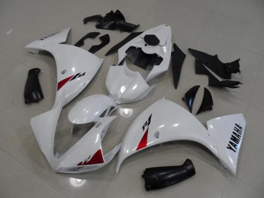09-11 Weiß Schwarz Yamaha YZF R1 Motorrad Verkleidung