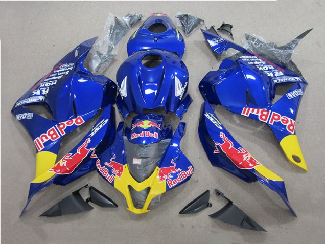 09-12 Blau Rot Bull Honda CBR600RR Motorrad Verkleidung 09-12 Blau Rot Bull Honda CBR600RR Motorrad Verkleidung