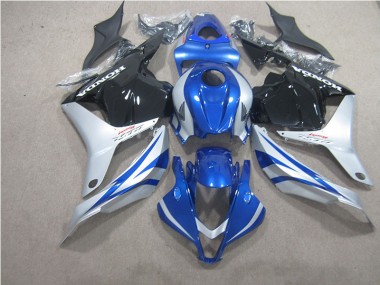 09-12 Blau Silber Schwarz Honda CBR600RR Motorrad Verkleidung