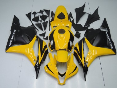 09-12 Gelb Schwarz Honda CBR600RR Motorrad Verkleidung