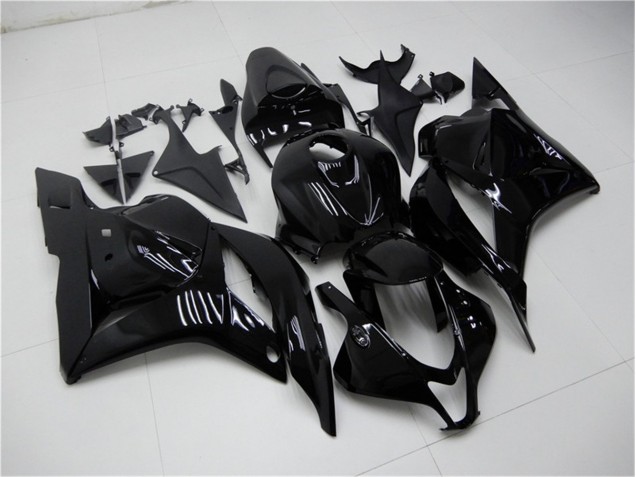 09-12 Glänzend Schwarz Honda CBR600RR Motorrad Verkleidung 09-12 Glänzend Schwarz Honda CBR600RR Motorrad Verkleidung