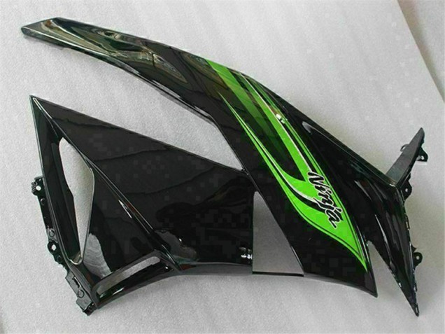 09-12 Grün Schwarz Kawasaki ZX6R Motorrad Verkleidungen 09-12 Grün Schwarz Kawasaki ZX6R Motorrad Verkleidungen