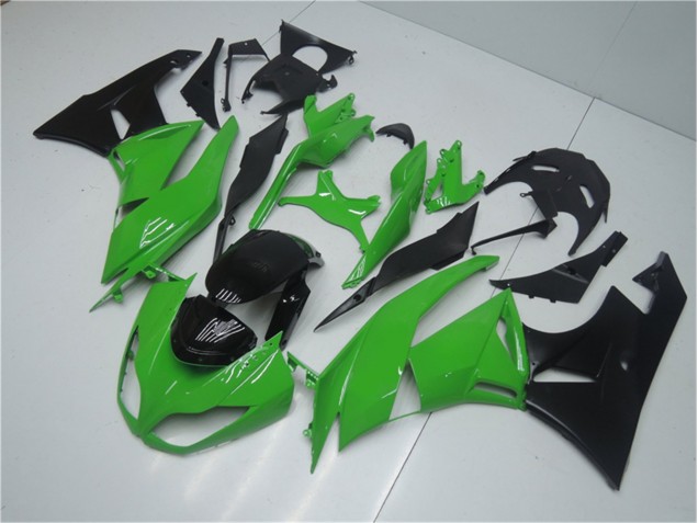 09-12 Grün Schwarz Kawasaki ZX6R Motorrad Vollverkleidung 09-12 Grün Schwarz Kawasaki ZX6R Motorrad Vollverkleidung