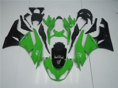 09-12 Grün Schwarz Kawasaki ZX6R Motorrad Vollverkleidung