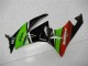 09-12 Grün Schwarz Rot Kawasaki ZX6R Motorrad Verkleidung 09-12 Grün Schwarz Rot Kawasaki ZX6R Motorrad Verkleidung