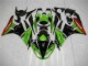 09-12 Grün Schwarz Rot Kawasaki ZX6R Motorrad Verkleidung 09-12 Grün Schwarz Rot Kawasaki ZX6R Motorrad Verkleidung
