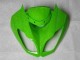 09-12 Grün Schwarz Weiß 25 Kawasaki ZX6R Motorrad Verkleidung