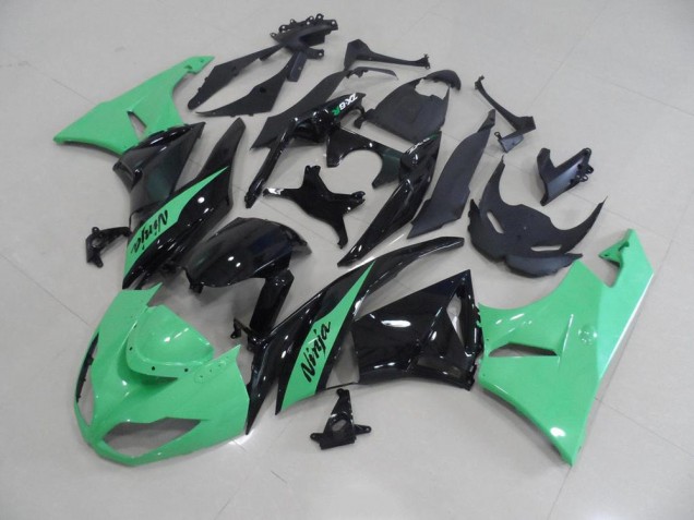 09-12 Metallic Grün Kawasaki ZX6R Motorrad Verkleidung 09-12 Metallic Grün Kawasaki ZX6R Motorrad Verkleidung