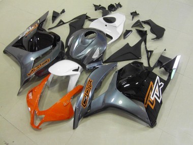 09-12 Orange Grau Schwarz Honda CBR600RR Motorrad Verkleidungen