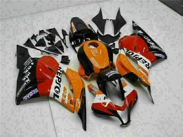 09-12 Orange Repsol Honda CBR600RR Motorrad Verkleidung 09-12 Orange Repsol Honda CBR600RR Motorrad Verkleidung