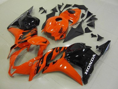 09-12 Orange Schwarz Honda CBR600RR Motorrad Verkleidung