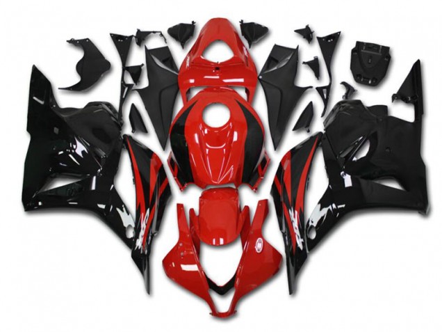 09-12 Rot Schwarz Honda CBR600RR Motorrad Verkleidung Komplett Sets