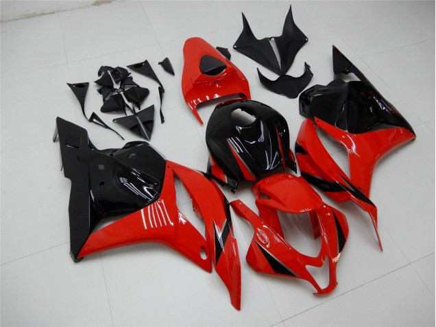 09-12 Rot Schwarz Honda CBR600RR Motorrad Vollverkleidung 09-12 Rot Schwarz Honda CBR600RR Motorrad Vollverkleidung