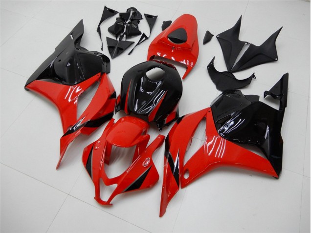09-12 Rot Schwarz Honda CBR600RR Motorrad Vollverkleidung 09-12 Rot Schwarz Honda CBR600RR Motorrad Vollverkleidung