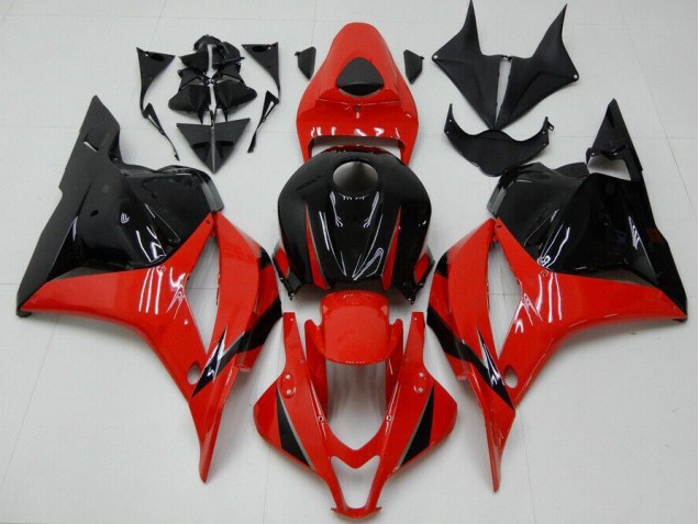 09-12 Rot Schwarz Honda CBR600RR Motorrad Vollverkleidung 09-12 Rot Schwarz Honda CBR600RR Motorrad Vollverkleidung