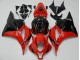 09-12 Rot Schwarz Honda CBR600RR Motorrad Vollverkleidung 09-12 Rot Schwarz Honda CBR600RR Motorrad Vollverkleidung