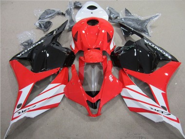 09-12 Rot Schwarz Weiß Honda CBR600RR Motorrad Verkleidungen