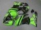 09-12 Schwarz Grün 3M Touch4 Kawasaki ZX6R Motorrad Verkleidung 09-12 Schwarz Grün 3M Touch4 Kawasaki ZX6R Motorrad Verkleidung