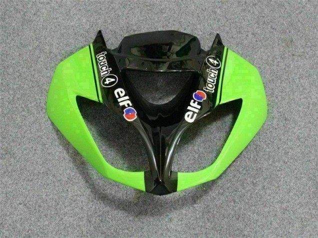 09-12 Schwarz Grün 3M Touch4 Kawasaki ZX6R Motorrad Verkleidung 09-12 Schwarz Grün 3M Touch4 Kawasaki ZX6R Motorrad Verkleidung