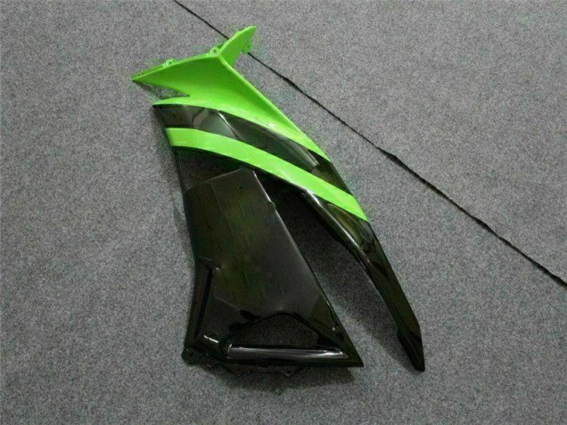 09-12 Schwarz Grün 3M Touch4 Kawasaki ZX6R Motorrad Verkleidung 09-12 Schwarz Grün 3M Touch4 Kawasaki ZX6R Motorrad Verkleidung