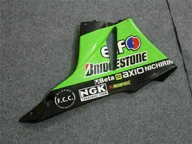 09-12 Schwarz Grün 3M Touch4 Kawasaki ZX6R Motorrad Verkleidung 09-12 Schwarz Grün 3M Touch4 Kawasaki ZX6R Motorrad Verkleidung