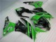 09-12 Schwarz Grün Kawasaki ZX6R Motorrad Verkleidung Komplett Sets