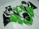 09-12 Schwarz Grün Kawasaki ZX6R Motorrad Verkleidung & Plastik