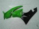 09-12 Schwarz Grün Kawasaki ZX6R Motorrad Verkleidung & Plastik
