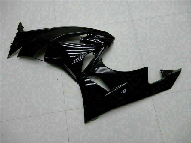 09-12 Schwarz Grün Kawasaki ZX6R Motorrad Verkleidungen