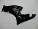 09-12 Schwarz Grün Kawasaki ZX6R Motorrad Verkleidungen