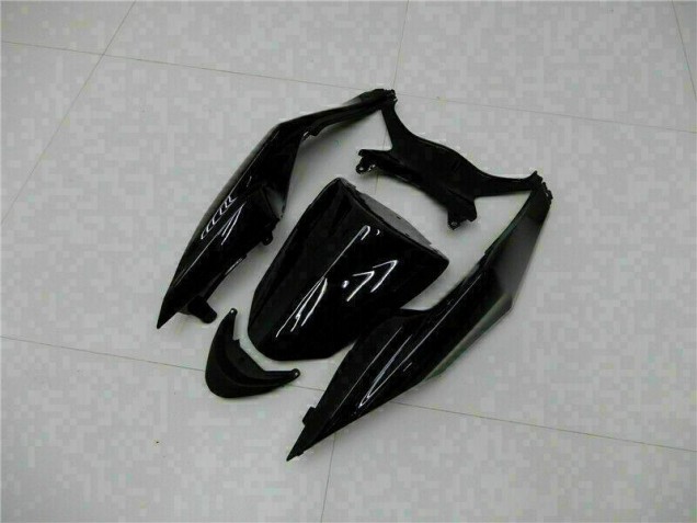 09-12 Schwarz Grün Kawasaki ZX6R Motorrad Verkleidungen