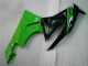 09-12 Schwarz Grün Kawasaki ZX6R Motorrad Vollverkleidung