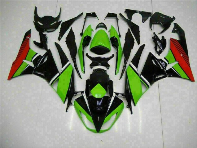09-12 Schwarz Grün Rot Kawasaki ZX6R Motorrad Verkleidung 09-12 Schwarz Grün Rot Kawasaki ZX6R Motorrad Verkleidung