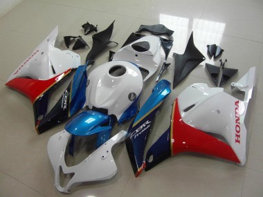 09-12 Schwarz Rot Blau Honda CBR600RR Motorrad Verkleidung