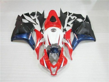 09-12 Schwarz Rote Weiß Honda CBR600RR Motorrad Verkleidungen
