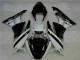09-12 Schwarz Weiß 3M Touch4 Kawasaki ZX6R Motorrad Verkleidungen 09-12 Schwarz Weiß 3M Touch4 Kawasaki ZX6R Motorrad Verkleidungen