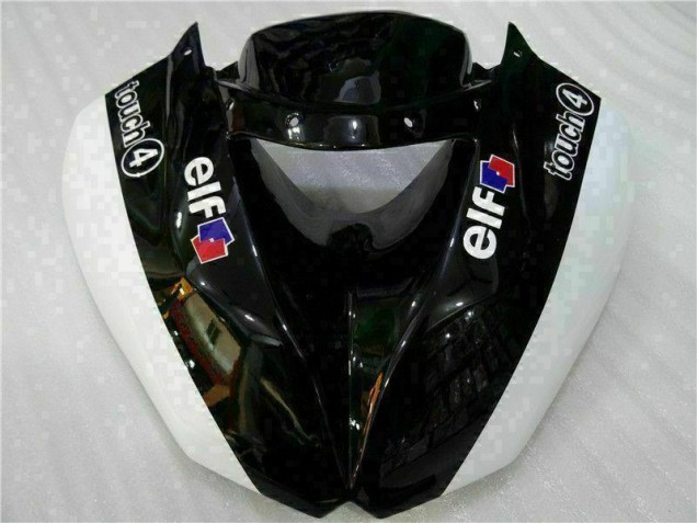 09-12 Schwarz Weiß 3M Touch4 Kawasaki ZX6R Motorrad Verkleidungen 09-12 Schwarz Weiß 3M Touch4 Kawasaki ZX6R Motorrad Verkleidungen
