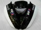 09-12 Schwarz Weiß 3M Touch4 Kawasaki ZX6R Motorrad Verkleidungen 09-12 Schwarz Weiß 3M Touch4 Kawasaki ZX6R Motorrad Verkleidungen